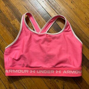 Under Armour XXL Bright Pink Sports Bra - Never Worn